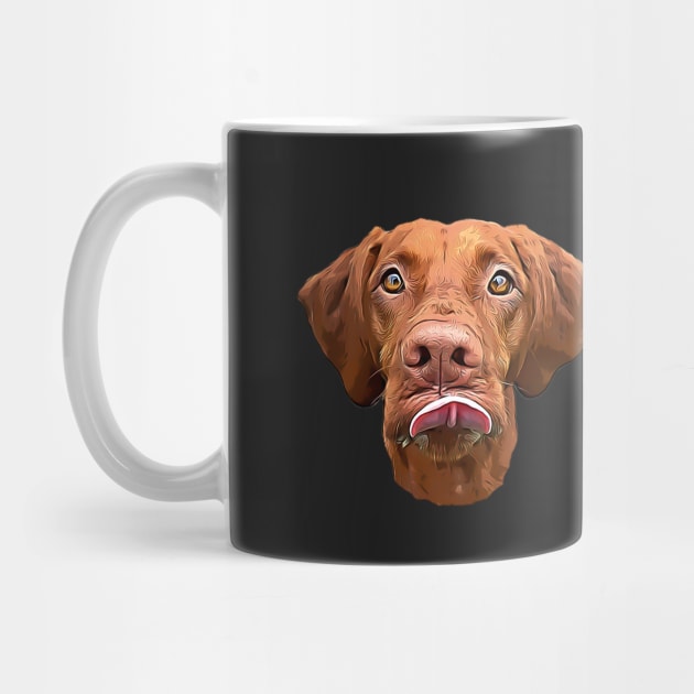 Hungarian Vizsla - Cute Face! by ElegantCat